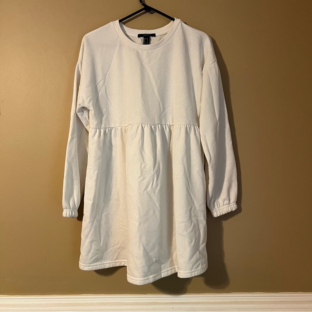 Women’s white sweater dress